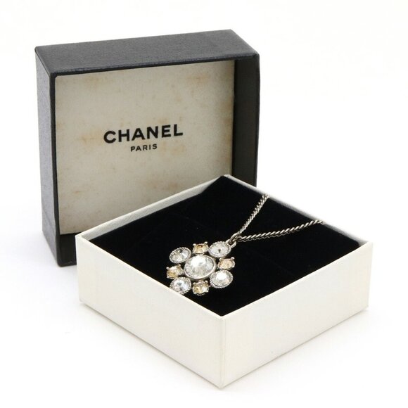 CHANEL Silver Logo Necklace - Picture 8 of 8